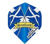 Plumas Pentathlon Standard Bandera Escocia 2404Marca,Pentathlon,Geometria,Standard,Micrones,.75Dardos,Plumas,Plumas Pentathlon