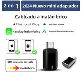 New 2in1 Wireless CarPlay Android Auto Wireless Adapter Plug and Play Dongle For Mazda CX‑5 CX‑9 MX‑5 CX‑3 CX30 MX‑30 CX‑90 