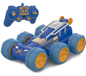 Coche radio control 6 Wheeler escala 1:16, con luces led y sonidos, emisora 2.4Ghz y multiposición eje trasero 28x16x9 cm (Ninco NH93200)