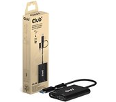 Club3D - Adaptador USB Gen1 Type-C/-A a Dual HDMI™ (4K/30Hz) / VGA (1080/60Hz)