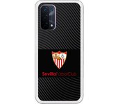Funda original compatible con Oppo A54 5G / A74 5G - Sevilla Trama Gris sobre fondo Negro SS18-19