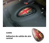 Central Air Outlet Leather Dedicated Cover Sticker For Mini  cooper one For F54 Clubman F55 Hardtop F56 Hatchback