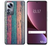 Funda Silicona para Xiaomi 12 Pro 5G diseño Madera 10 Dibujos