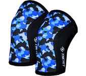 THEYET Rodilleras Compresión Neopreno 7mm (Par) Soporte Ajustable Hombre y Mujer  Gimnasio CrossFit Powerlifting Fitness Gym Halterofilia  Protecciones deportivas para Rodillas