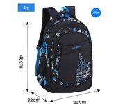 Mochila Escolar para Niños Mochila de Libros Impermeable para Jóvenes Varones Bolsa de Estudiante Mochila Infantil Satchel 6-12 Años Hecha en China