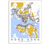 Madrid World City Colour Map Canvas Art Painting New York London Paris Poster and Print Wall Art Picture for Home Decoration