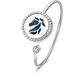 Crystal Aromatherapy Bracelet Bangle Diffuser Jewelry Tree of Life Perfume Oils Diffuser Aroma Diffuser Lockets Woman Bracelet