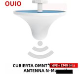 OUIO Indoor Omni Antenna 5dBi 698-2700mhz For Cellular Amplifier 2g3g4g Repeater Signal Booster 4G Antenna N Male Connector 3M