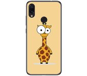 Tumundosmartphone FUNDA de GEL TPU para Xiaomi Redmi Note 7 diseño Jirafa Dibujos