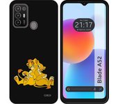 Funda Silicona para ZTE Blade A52 diseño Leones Dibujos