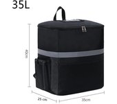 35L Extra Large Thermal Food Bag Cooler Bag Refrigerator Box Fresh Keeping Food Delivery Backpack Insulated Cool Bag
