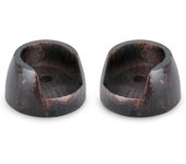 YUNIK HOME- Soporte para Barra de de ø 28 mm Cortina Entre Paredes de Madera Liso Lateral 2unidades, Decorativo para alón, salita, dormitorio, cocina, vestidor.