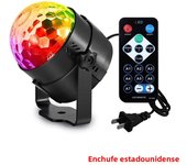1-4Pcs Aalternating fFashing Light Stage Lamp with Remote Control EU Disco Ball Lamps for Home Room Parties Birthday Wedding Bar