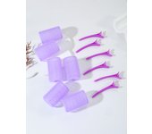 12pcs/set air bar curling iron tube self-adhesive magic roll and bangs hair clip curling styling tool  Special for real hair wig