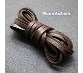 2Meter Brown Genuine Leather Cord 1 2 3 4 6 8 10mm Flat Round Strand Cow Leather Rope Fit Necklace Bracelets DIY Jewelry Making