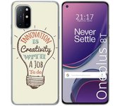Tumundosmartphone Funda Gel Tpu para OnePlus 8T 5G diseño Creativity Dibujos
