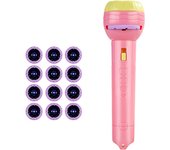 Proyector Antorcha para Niños Proyector de Diapositivas Antorcha 96 Imágenes Diferentes Proyector Infantil Lámpara Dial Animales Iluminación Historia Antorchas Luz Juguete para Niños a Partir de 3 (Azul)
