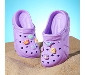 Lovely garden clogs for girls slippers, summer light outdoor slippers sandals for children beach pool shoes