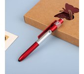 4 In 1 Multifunction Ballpoint Pen With Fold Phone Holder Pencil Office School Student Stationery
