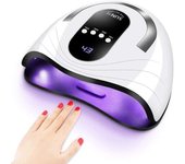 Secador de uñas UV Profesional, lámpara UV LED de 120 W para uñas de gel, sensor Automático, 4 temporizadores 10/30/60/99 S, lámpara UV para manicura.
