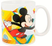 Taza Cerámica Desayuno MICKEY MOUSE Capacidad 325ml Feliz - CAJA REGALO  Producto Oficial