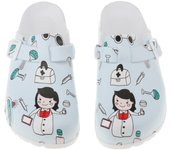 Medical Shoes EVA Non-slip Laboratory Doctor Clogs Non-slip Nurse Clogs Surgical Shoes Casual Beach Womens Work Slippers