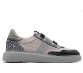 Hispanitas CHI243651 Sneakers,Zapato deportivo casual de mujer con cuña,goma elástica,suela de goma con cuña, para señora