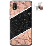 Tumundosmartphone Funda Gel Tpu para Alcatel 1B 2020 diseño Mármol 07 Dibujos