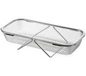 Colador de fregadero premium, colador retráctil de acero inoxidable para lavar verduras, frutas y escurrir pasta cocida.