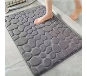 Pebble relief bath mat, bathtub floor coral wool anti-skid mat, shower room mat, viscoelastic foam mat