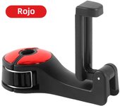 2 In 1 Car Hook Hidden Multifunctional Rear Headrest Hook Car Rear Phone Holder Lock Type Mobile Phone Holder