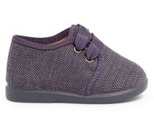 Pisamonas zapatos de tela tipo blucher niño