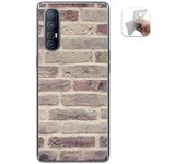 Tumundosmartphone Funda Gel Tpu para Oppo Find X2 Neo diseño Ladrillo 01 Dibujos