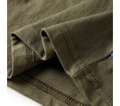 Camiseta para Niños de Manga Larga Estampado de Bicicleta Jersey Ropa Caqui