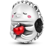Silver Plated Rainbow Sunflower Beads Animal Elephant Pendant Charms Fit Original Bracelet For Women