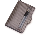 Carbon Fiber Rfid Blocking Protection Men id Credit Card Holder Wallet Leather Metal Business Bank CreditCard Cardholder Case
