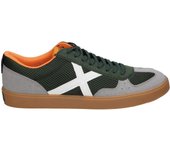 MUNICH | Zapatilla Munich Break 35 para Hombre – Deportiva en Color Verde con Detalles en Gris y Blanco – Sneaker con Cierre de Cordones – Estilo Casual – Versátiles – Combinables – Cómodas y de Alta Calidad – Modelo 4046035