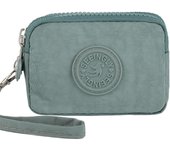 Women Three Layer Wallets Nylon Coin Purse New Korean Large Capacity Portable Oxford Cloth Coin Wallet Waterproof Portable Bag