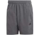 Short Adidas Tr-Es Woven Gris Negro 9" Ic6978 Running Hombre