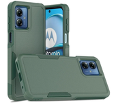 Rugged Armor Shockproof Phone Case For Motorola Moto G54 G84 G31 G14 G41 G52 G82 G22 E32 TPU Frame Plastic Protective Back Cover