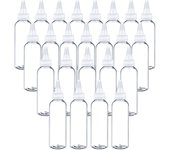 10Pcs Transparent Sharp-mouth Bottle 10/30/50/60/100/120ml Plastic Squeezable Needle Bottles Color Paste Bottle Ink Glue Bottle