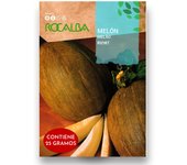 Semillas Melón - 25 Gramos (Sobre Grande) - Variedad Profesional Rochet - Melones de Gran Tamaño y Sabor - Rocalba Semillas