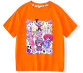 2024 The Amazing Digital Circus T-Shirts Children Short Sleeve Boys Girls Cartoon Pomni Top Casual Spring Summer Cotton Clothes