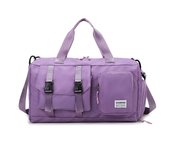 Bolsa de Hombro para Gimnasio Fitness Impermeable Equipo de Deportes al Aire Libre para Natación Yoga Bolsa Crucada Grande con Bolsillos para Zapatos