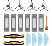 Juego de accesorios de Filter de repuesto de Cuchillo de Tela para aspiradora robot  N8 N8 + N8 Pro + T8 T8 + T8 AIVI T8 AIVI + T9 T9 + (21 piezas)