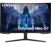 Monitor curvo para juegos Samsung Odyssey Neo G7 de 81 cm (32 pulgadas) (UHD, VA, 1 ms, 165 Hz, HDMI, DisplayPort, concentrador