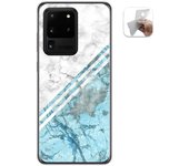 Tumundosmartphone Funda Gel Tpu para Samsung Galaxy S20 Ultra diseño Mármol 02 Dibujos