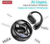 Translator MINISO MS169 Bluetooth Translation Earphones real-time Translate DIY Equalizer APP Wireless Headphones Long Lifetimeo