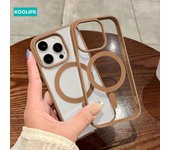 Koolife 2-in-1 Thin and Light Mobile Phone Protective Case with Magnetic Charging Cream for iPhone 11 12 13 14 15 16 Pro Max