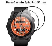 2PCS 3D Curved Edge Screen Protector for Garmin Epix Pro 51mm Smart Watch Full Cover Protective Film